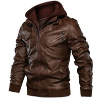 Men's Faux Leather Jacket Medium $135