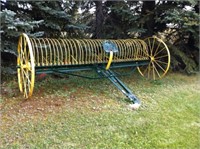 John Deere Horse Drawn Steel Wheel Dump Rake