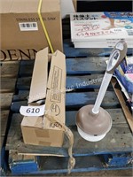 4- toilet plungers