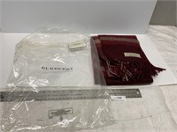 Burberry 100% Cashmere Scarf Looks New
