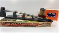 Lionel train box, metal bridge part, box of