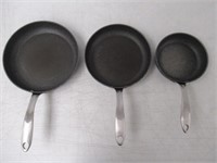 "Used" 3-Pc 8"/10.5"/12" The Rock Skillet Set