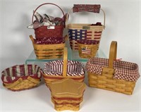 COLLECTION LONGABERGER BASKETS