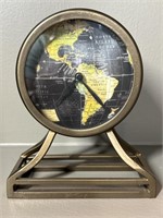 World Map Tabletop Desk Clock