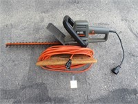 Electric Hedge Trimmer and Cord