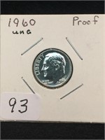 1960 Roosevelt Dime - Proof Very nice