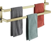KOKOSIRI Bath Towel Bars Bathroom 2-Tiers Ladder B