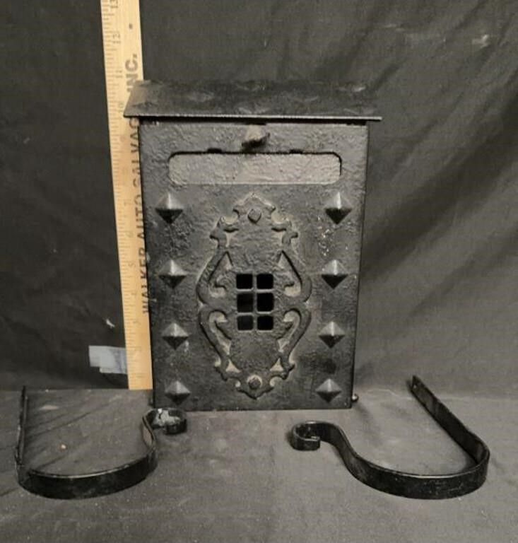 Vintage Wall Mounted Metal Mailbox