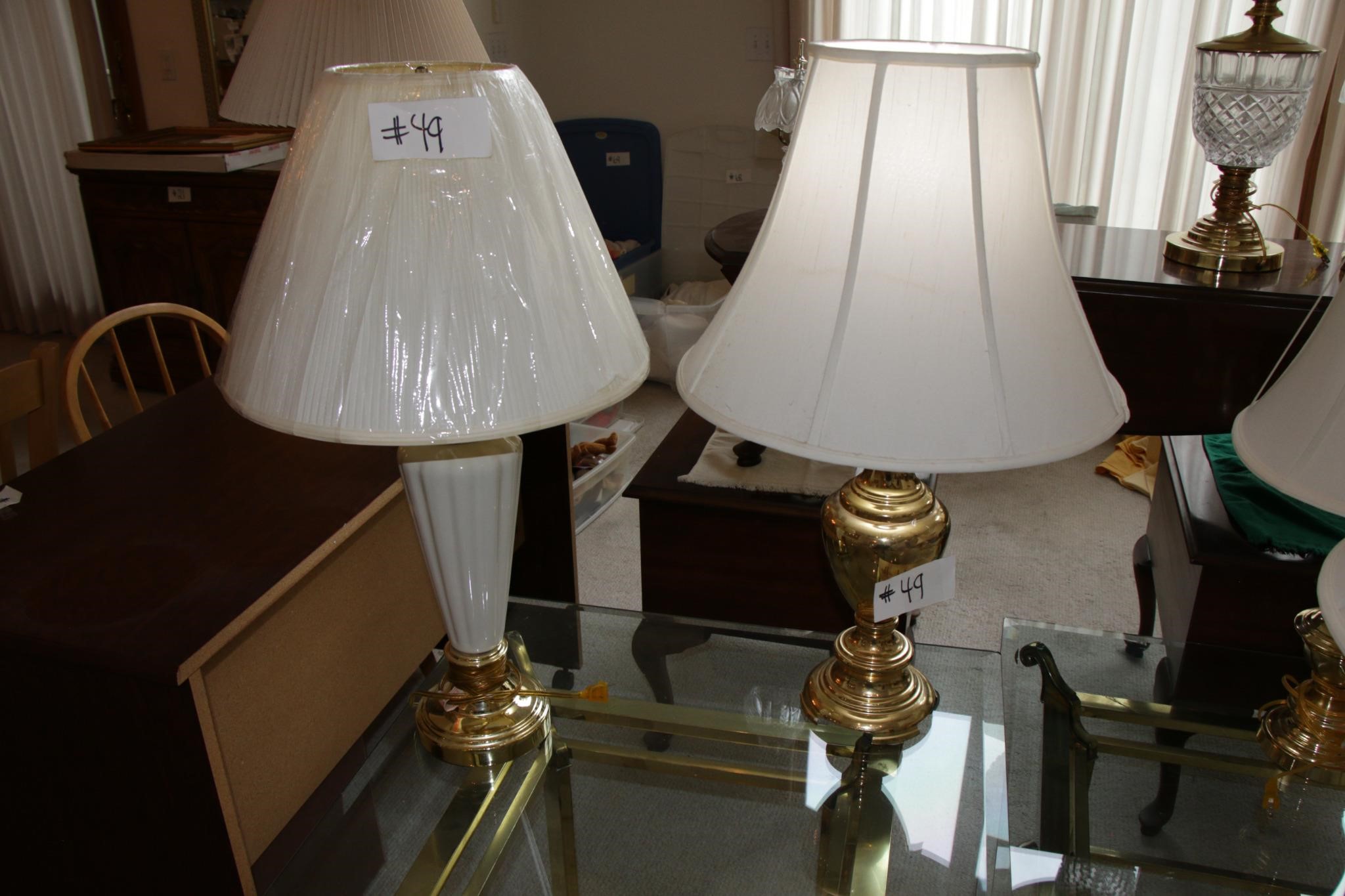 Pair of lamps