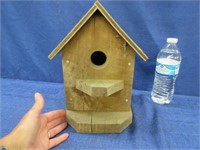 nice barnwood style birdhouse (has backdoor)