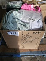 box of asst clothes/bathing suits