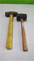 Mini Sledge & Rubber Mallet 
   (Has been Used)