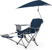 Sport-Brella Beach Chair w/ Umbrella Blue