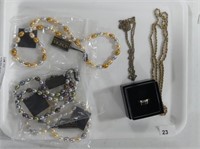 HONORA PEARL AND OTHER NECKLACES, ETC.
