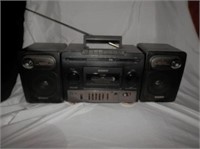 Sony Boom box w/cassette tape, Am/FM-works