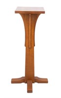 Stickley Craftsman Style Oak Pedestal / Stand
