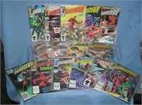 Collection of vintage Dare Devil Comic Books