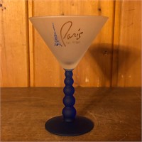 Paris / Las Vegas Martini Glass