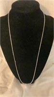 14 Kt Silvertone Necklace, 12 inches