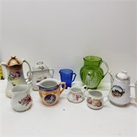 china and ceramic teapots plus others, few faults