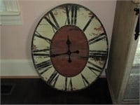 Distressed Finish Wall Clock Unable To Check