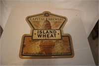 Capital Brewery Island Wheat Sign