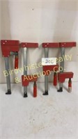 4 Bessey Clamps 12 Inch