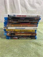 Stack of Blu-ray DVDs