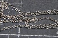 Chain, soldered links, 18 inch, 1 gram