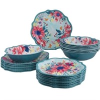 New  The Pioneer Woman Melamine Dinnerware Set