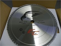 Ten Unused Eagle 14"x1"x72t metal cutting saw blad