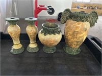 Cherub Print Vases & Candle Holders