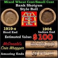 Small Cent Mixed Roll Orig Brandt McDonalds Wrappe