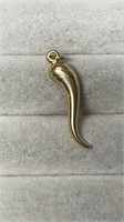 14k Gold Lucky Italian Horn Pendant
