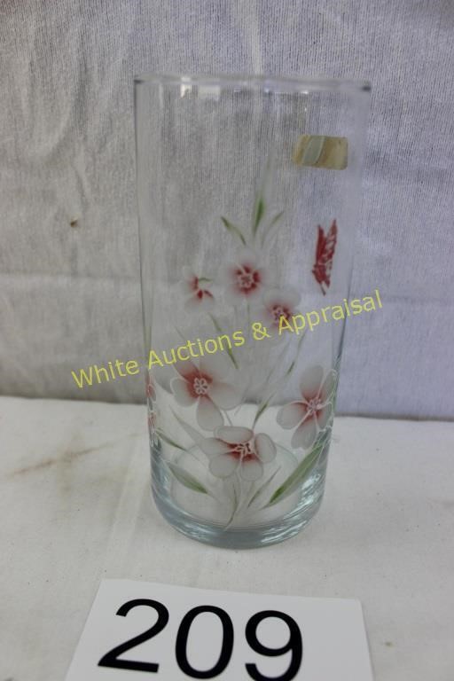 Crystal Clear Industries Vintage Glass Vase