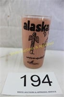 Vintage Alaska Souvenir/Advertising Drinking Glass