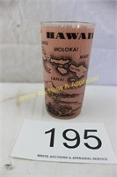 Vintage Hawaii Souvenir/Advertising Drinking Glass