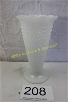 Vintage Anchor Hocking Hobnail & Dash Milk Glass V