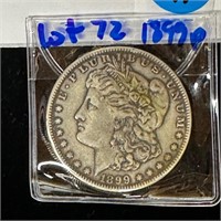 1899 - P  Morgan Silver $ Coin