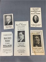 5 antique  political  pieces