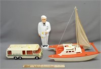 Hess Van, Toy Boat, Colonel Sanders