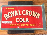 ROYAL CROWN COLA SIGN double sided!!!