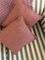2 Mauve Pillows