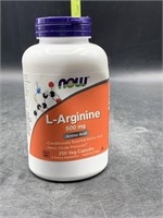 L-Arginine 500mg - 250 veg capsules