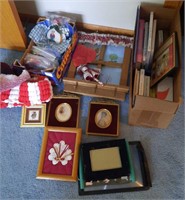 Pictures, picture frames,books,and more.