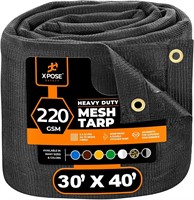 Xpose Safety Mesh Tarp 30' x 40' Multipurpose