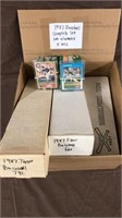 1987 baseball cards complete set lot w/updates
