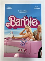 Autograph COA Barbie Poster A3