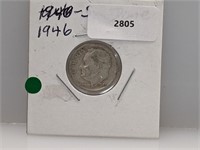 1946-S 90% Silver Roos Dime