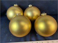 Large Gold Ball Ornaments